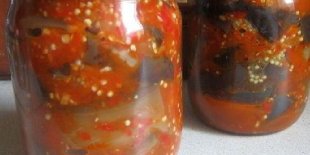 Рецепт баклажаны на зиму тещин язык