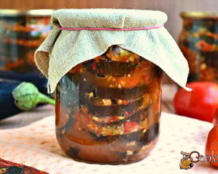 Баклажаны Огонек с медом на зиму