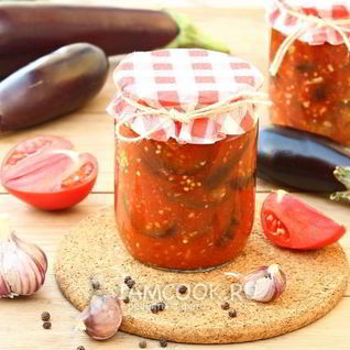 Баклажаны в томате на зиму