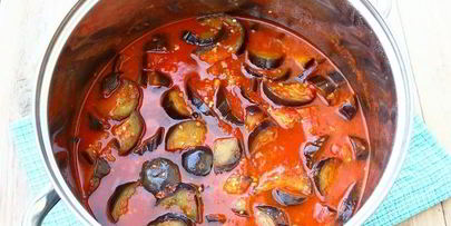 баклажаны в томате на зиму