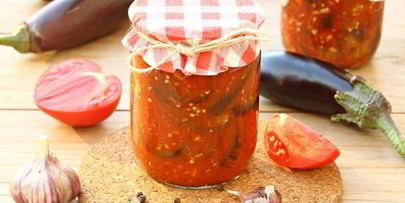 баклажаны в томате на зиму