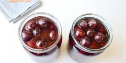 черешня с косточкой на зиму