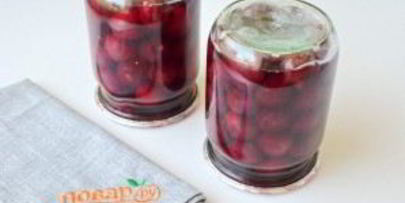 черешня с косточкой на зиму