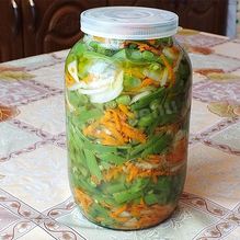 Рецепт Фасоль по-корейски на зиму