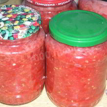 Рецепт Горлодер с чесноком и помидорами