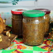 Рецепт Грибная икра на зиму