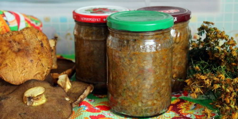 Рецепт грибная икра на зиму