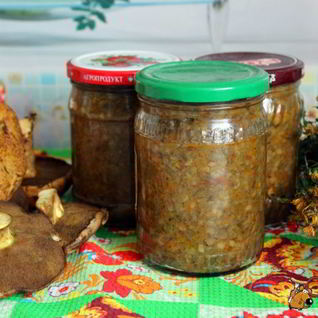 Грибная икра на зиму