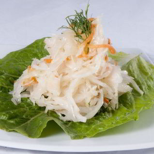 Капуста, квашеная по-деревенски