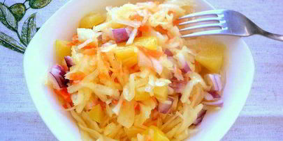 капуста квашенная с яблоками в банке