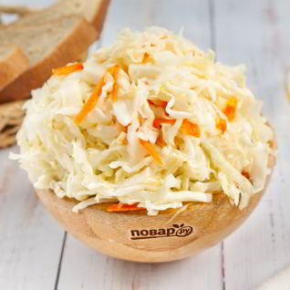 Хрустящая квашеная капуста