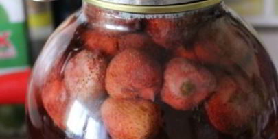компот из клубники на зиму