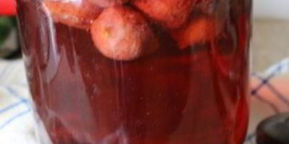 компот из клубники на зиму