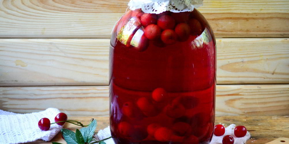 Рецепт компот из вишни