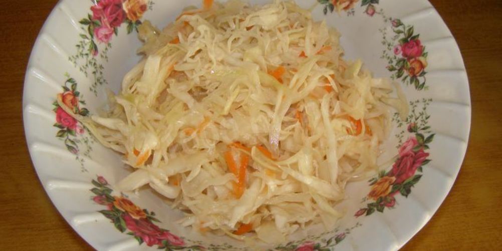 Рецепт квашеная капуста