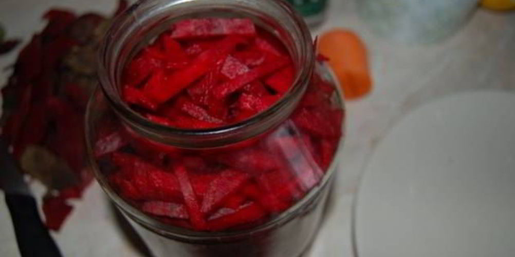 Рецепт квашеный буряк