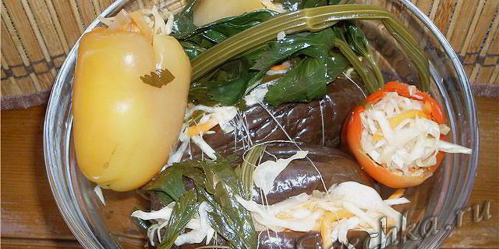Рецепт квашеные баклажаны