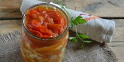 лук в томатной заливке на зиму