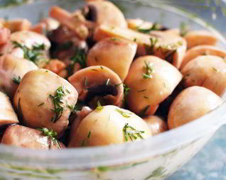 Быстро маринованные грибы