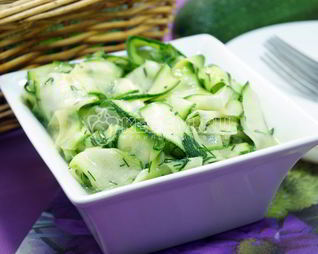 Быстрые маринованные кабачки