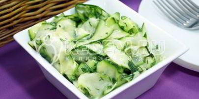 быстрые маринованные кабачки