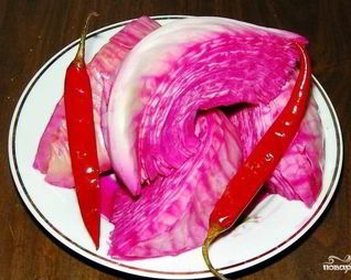 Капуста, маринованная по-армянски