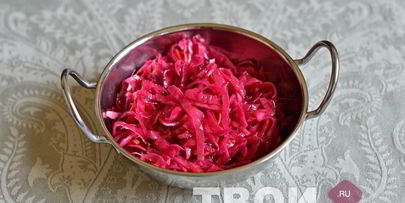 капуста маринованная со свеклой