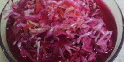 капуста провансаль со свеклой