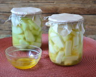 Маринованная дыня на зиму