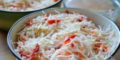 маринованная капуста с луком