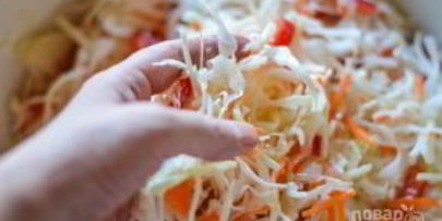 маринованная капуста с луком