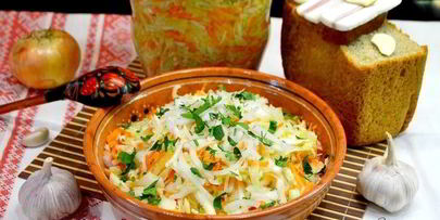 маринованная капуста с морковью