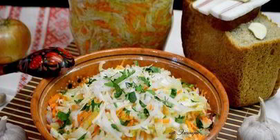 маринованная капуста с морковью