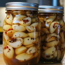 Рецепт Маринованный молодой чеснок