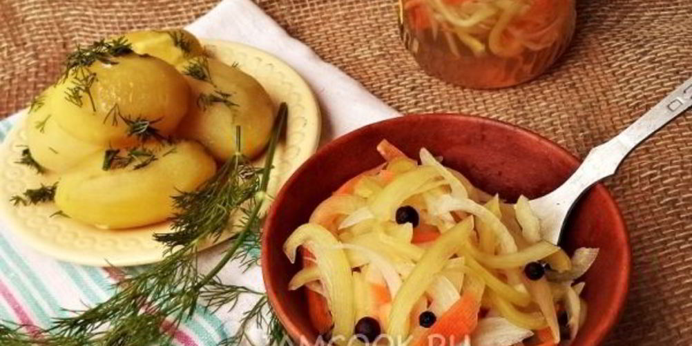 Рецепт маринованный перец с морковью и луком
