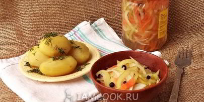 маринованный перец с морковью и луком