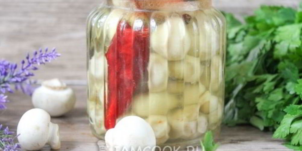 Рецепт маринованных белых шампиньонов