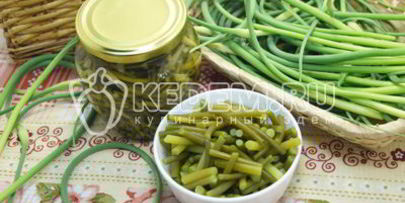 маринованные чесночные стрелки на зиму