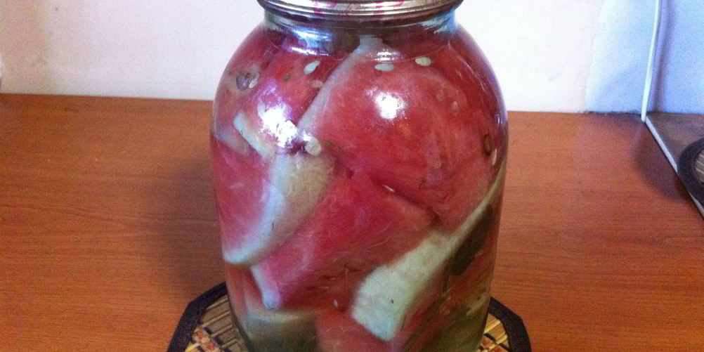 Рецепт маринованные дольки арбуза