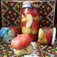 Рецепт Маринованные гогошары с медом и яблоком