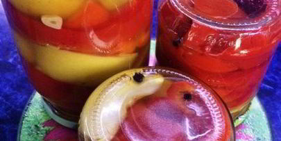 маринованные гогошары с медом и яблоком