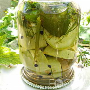 Маринованные кабачки для ленивых