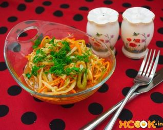 Маринованные кабачки по-корейски