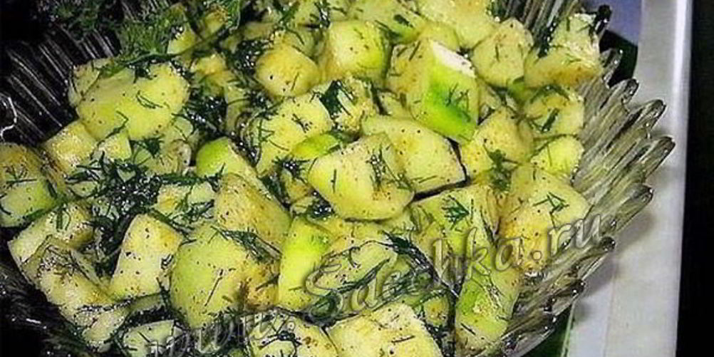 Рецепт маринованные кабачки