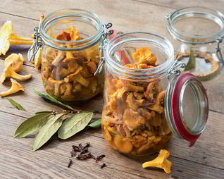 Маринованные лисички