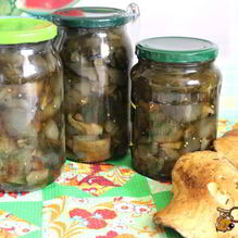 Рецепт Маринованные моховики на зиму