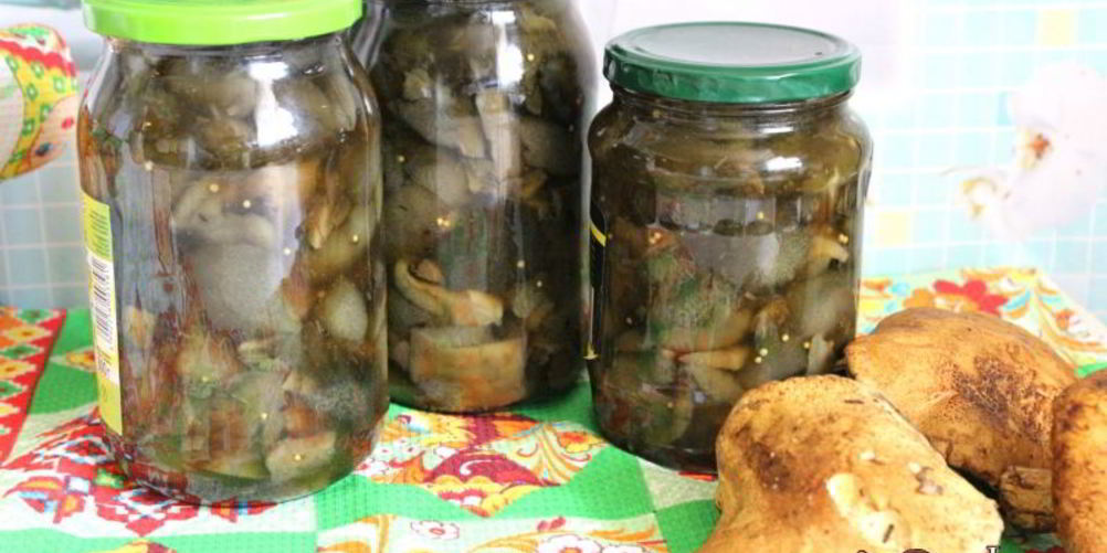 Рецепт маринованные моховики на зиму