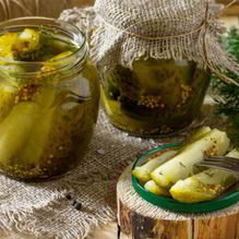 Рецепт Маринованных огурцов с горчичными зернами