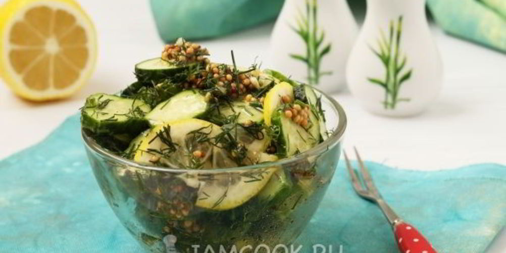 Рецепт маринованные огурцы с лимоном