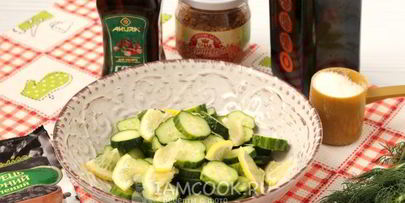 маринованные огурцы с лимоном